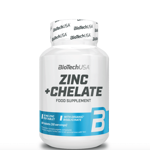 Витамины ZINK+CHELATE BiotechUSA 60таб