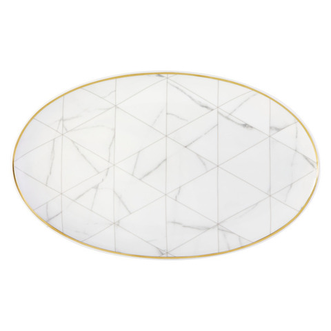 Блюдо овальное 33х21см Vista Alegre Каррара