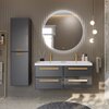 Cezares CZR-SPC-ECO-700-LED-TCH Зеркало с лазерной гравировкой, контурной подсветкой и сенсорным выключателем 100x70x3