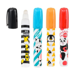 
          Ластик Basir, секционный, серия "Животные", колпачок с клипом, цветной корпус с рисунком зверюшек