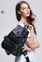 Кожаный женский рюкзак SAC Design