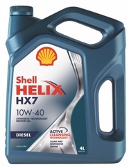 Shell helix HX7 DIZEL 10w-40 4л