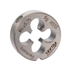 Плашка М 6,0х0,75 DINEN22568 HSSE 6g 20х7мм Volkel 56418