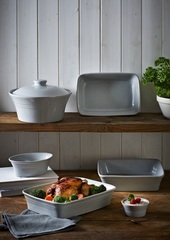 Блюдо для запекания classic kitchen, 18,5х26 см, серое