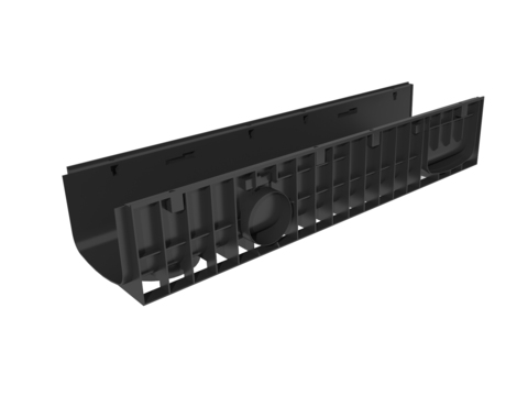 Лоток водоотводный Gidrolica Standart ЛВ-20.24,6.18,5 — пластиковый (DN200)