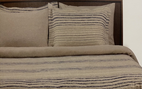 Пододеяльник 220x240 L'appartement Lorren бежевый с синим