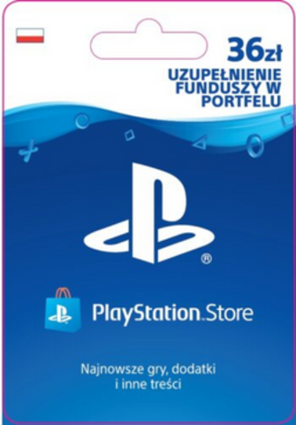 Playstation Store Польша: Карта оплаты 36 злотых [Цифровой код доступа]