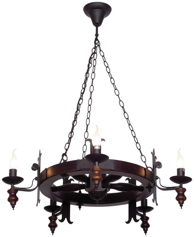 Люстра подвесная Velante Wooden 586-723-05