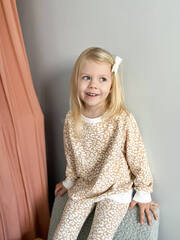 Свитшот оверсайз Mjölk Sand Leopard