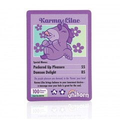 Вибромассажер Unihorn - Karma Lilac с функцией пульсации