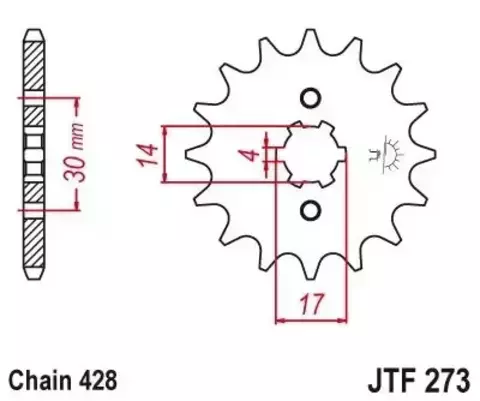 Звезда ведущая JTF273 14