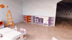 Детский стеллаж «Космос» 7-секционный