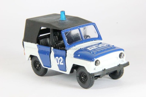 UAZ-469 DPS traffic police (white/blue) Agat Mossar Tantal 1:43