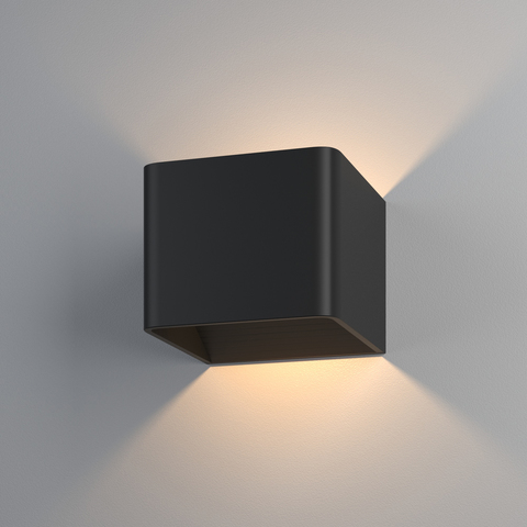 Настенный светодиодный светильник Corudo чёрный MRL LED 1060