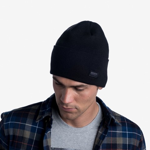 Картинка шапка вязаная Buff hat knitted Niels Black - 2