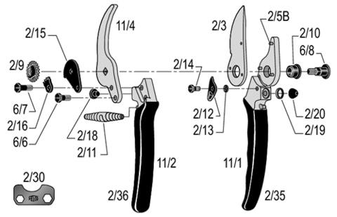 Сменная пружина Felco 5/91