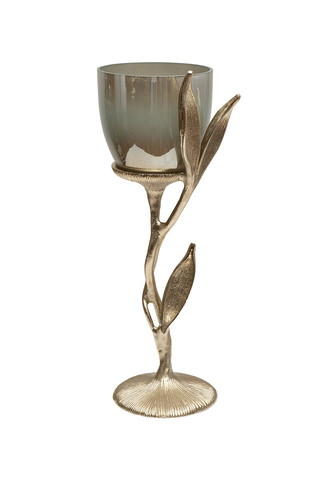 Подсвечник декоративный 21х14х41.5см Garda Decor Flora