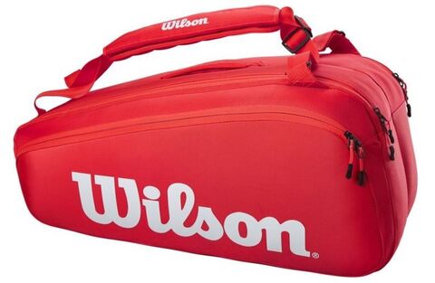 Теннисная сумка Wilson Super Tour 9 Pk - red