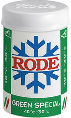 Мазь лыжная Rode P15 GREEN SPECIAL, зелен.спец., -10/-30°С, 45 г