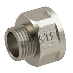 Переход латунь никель Ду 32х15 (1 1/4"х1/2") ВР/НР RTP (РосТурПласт) 25117