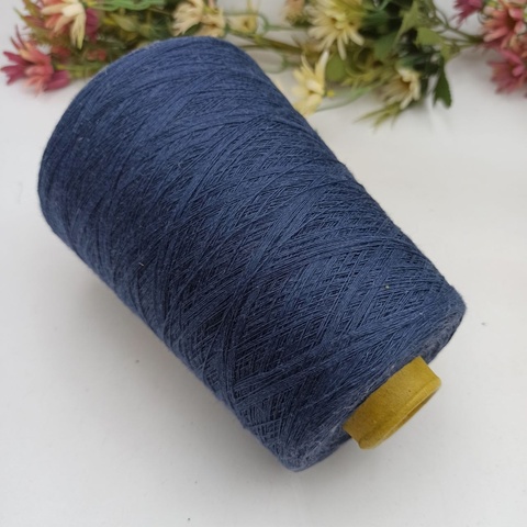 100% лен Linen 020 Dark blue 960м/100гр