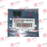 Чип OEM 44844615 для Oki C822 (Голубой, 7300 стр.)