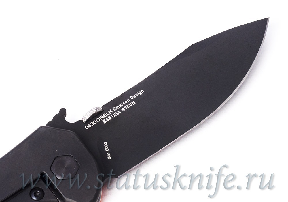 Нож Zero Tolerance ZT0630ORBLK № 0003