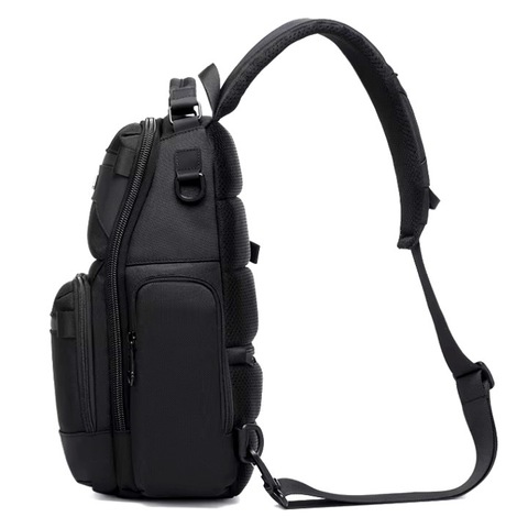 Картинка рюкзак однолямочный Ozuko 9805 Black - 20