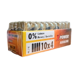 Батарейка X-POWER ААА/ANSMANN 1.5V - 40 шт в упаковке