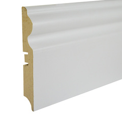 Плинтус МДФ Smartprofile Paint 116 белый под покраску 16x116х2400 мм