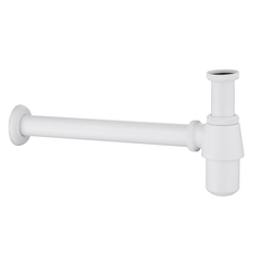 Abber AF0032W Сифон для раковины Abber AF0032W белый матовый фото