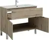 Aquanet 274136 Тумба с раковиной Алвита new 100 напольная 1 ящ., 2 дв.цв.дуб веллингтон белый (274136)