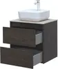 Aquanet 287894 Компл.2 - Тумба Nova Lite 60 2 ящ. цв. дуб черный (287894)
