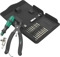 Набор с выжимкой цепи для мастерской 9532 Wera 05136042001