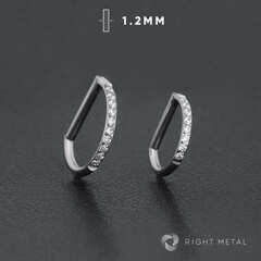 D-ring Half Crystal 1.2мм