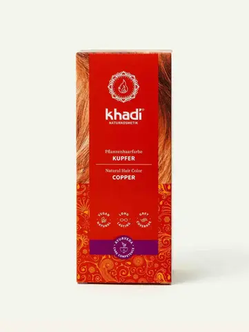 МЕДНЫЙ ОТТЕНОК натуральная краска для волос Khadi Naturprodukte, 100 гр