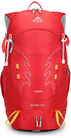 Картинка рюкзак туристический Ai One 1869 red-yellow - 4