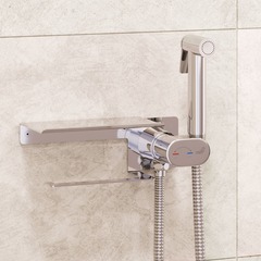 RGW 581408221-01 Гигиенический душ со смесителем RGW SP-221 Хром (Смеситель/шланг/гигиенический душ/) фото