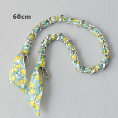 Ручка из цепочки(серебро) с платком S-42