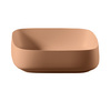ArtCeram COL008 01 34 ArtCeram COGNAC Раковина настольная Quadro 55x35 см, цвет белый глянец, покрытие Saniglaze