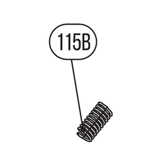 Запчасть №115B для HGSR. Пружина