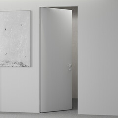 Скрытая дверь под покраску кромка ABS Reverse