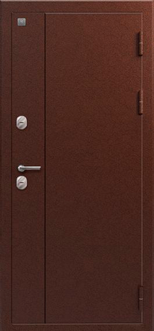 Термодверь входная Сезам Т-100 (2025), 2 замка, 1 мм металл, (медь антик+седой дуб) #2