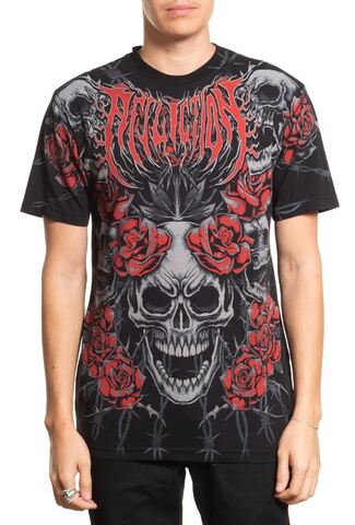 Affliction | Футболка мужская Bloodletter Tee A27861 сзади