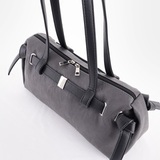 Сумка Саломея 2032 македония серый + черный