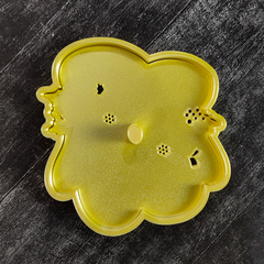 Штамп Варежки с листом пуансеттии №1