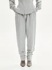 Брюки из футера DEW, серый