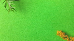 Фетр жёсткий, толщина 1 мм, 141 гр/м2, ш. 85 см, салатовый