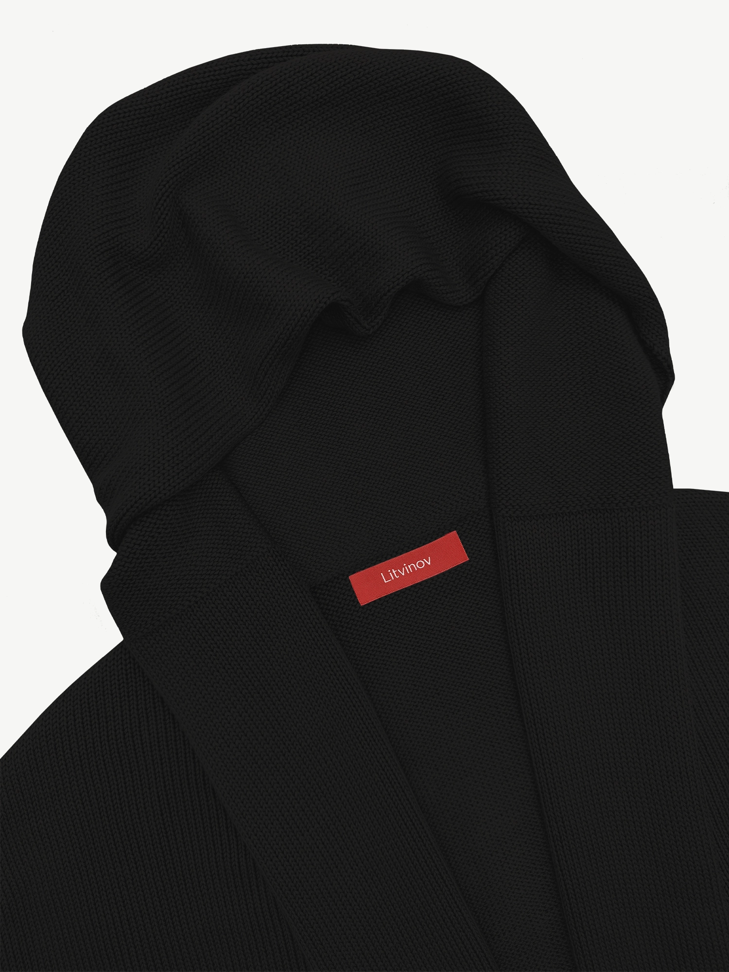 Кардиган с капюшоном из шелка