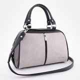 Сумка Саломея 257 мульти итальянский серо-черный